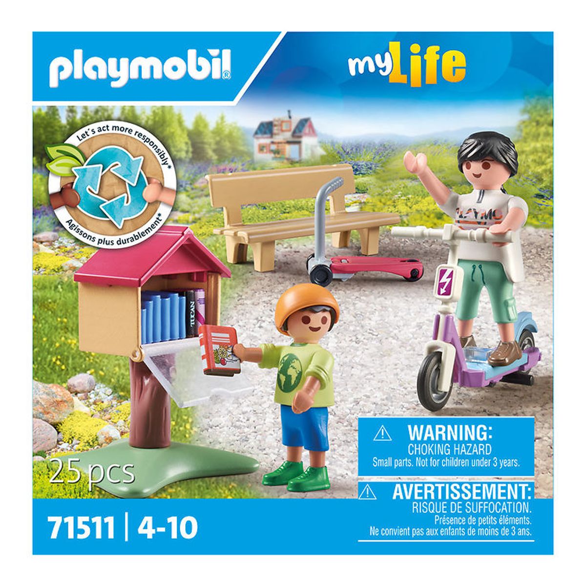 Playmobil My Life - Bogbytte for Bogorme - 71511 - 25 Dele