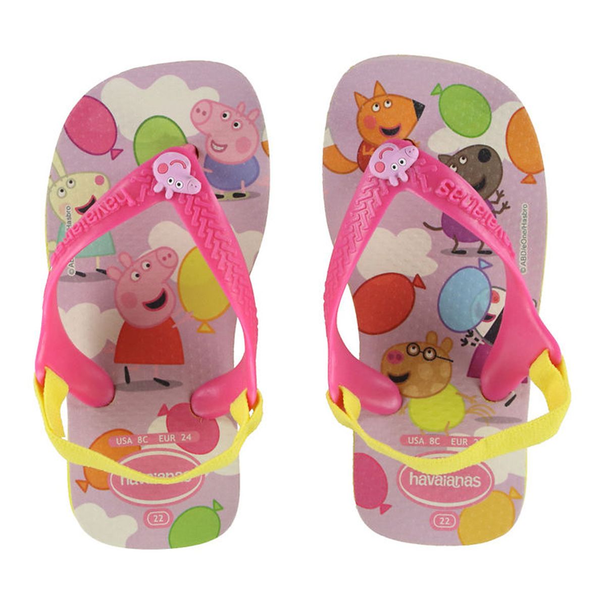 Havaianas Klipklapper - Baby Peppa Pig - Citrus Yellow