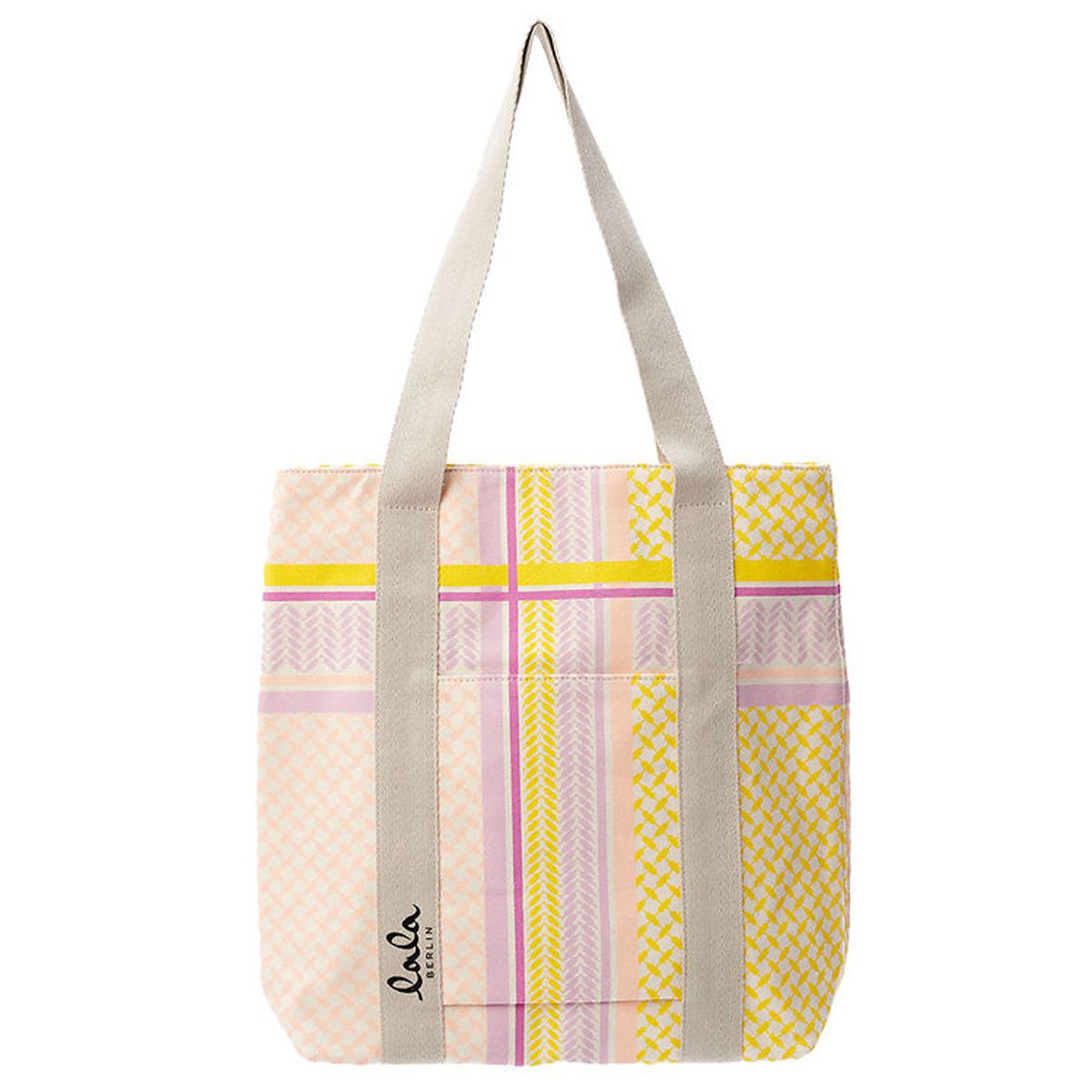 Lala Berlin Shopper - Carmela - Multicolor Pale Pink