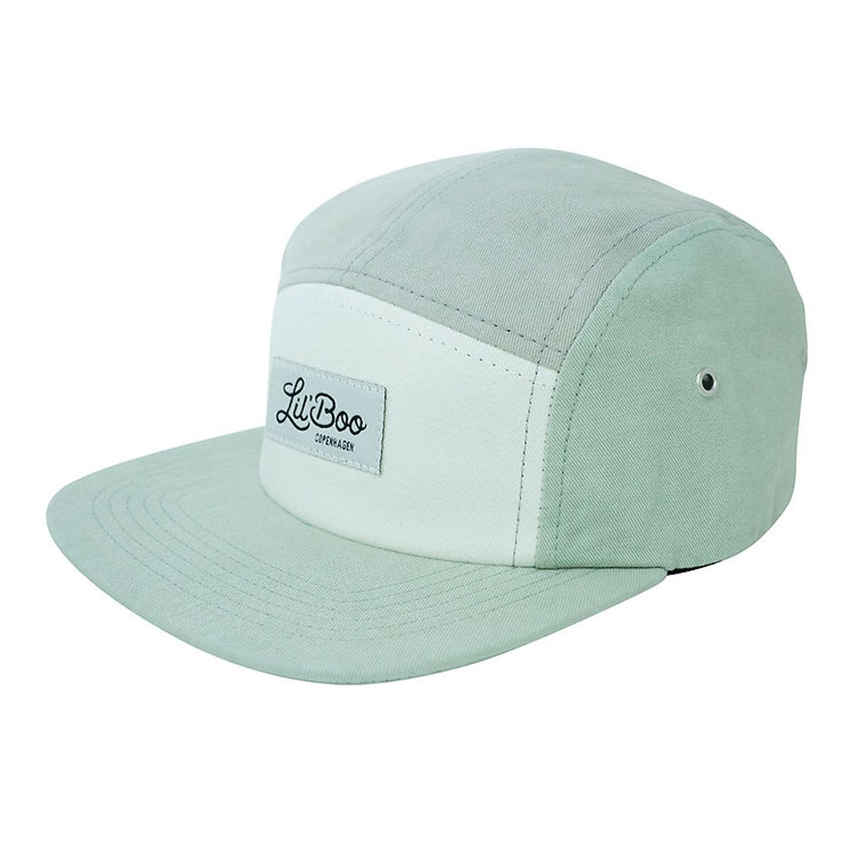 Lil' Boo Copenhagen Kasket - Block Mint 5 Panel - Dusty Mint/Gre