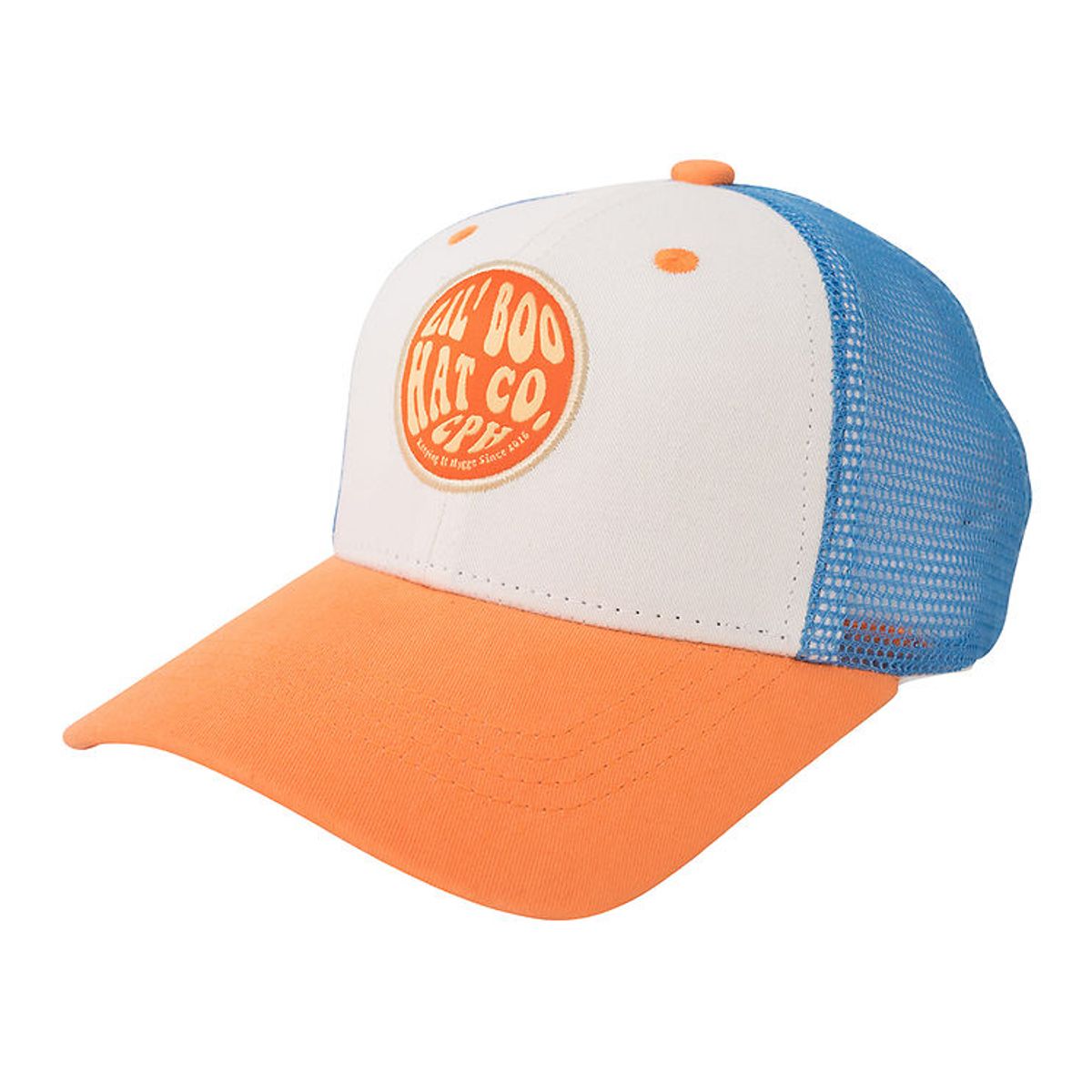 Lil' Boo Copenhagen Kasket - Trucker - Blue/Orange/White