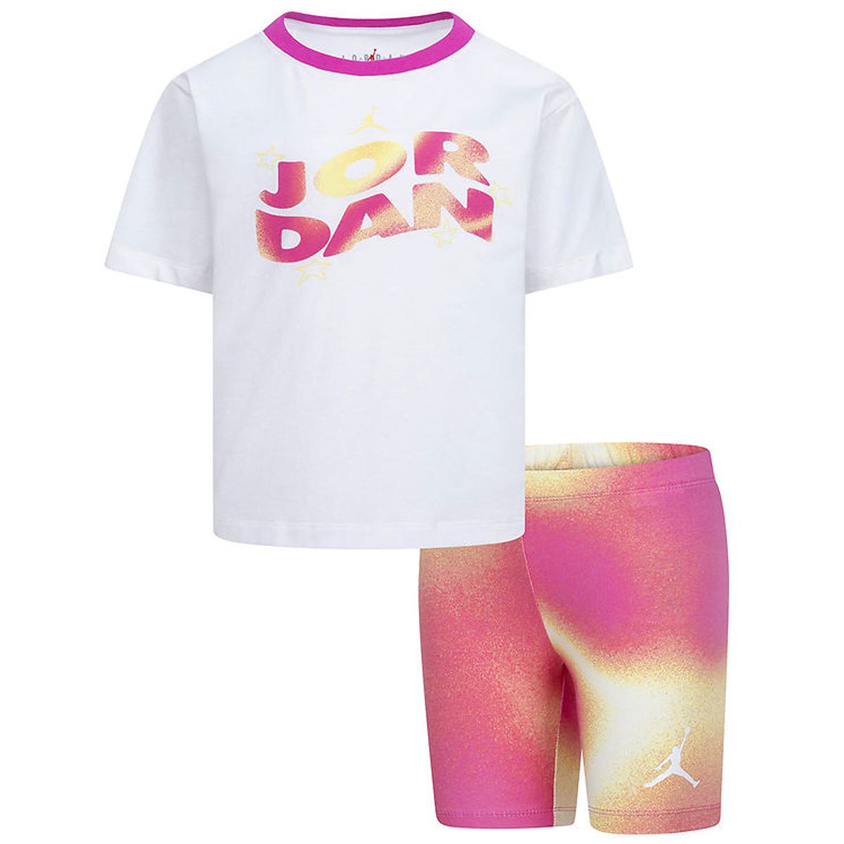 Jordan Shortssæt - Lemonade Stand - Laser Fuchsia