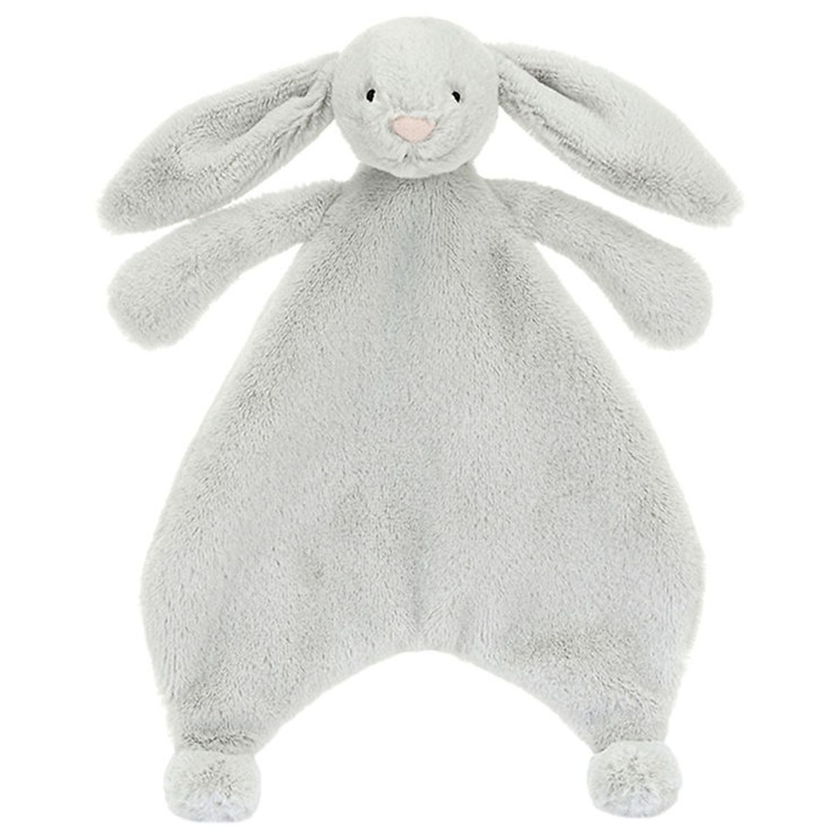 Jellycat Nusseklud - 27x20 cm - Bashful Bunny - Silver