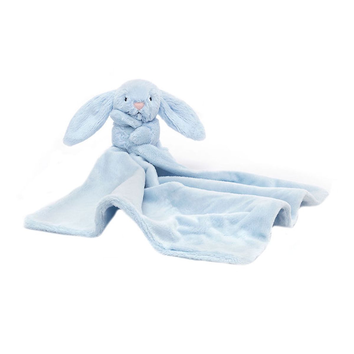 Jellycat Nusseklud - 34x34 cm - Bashful Bunny - Baby Blue