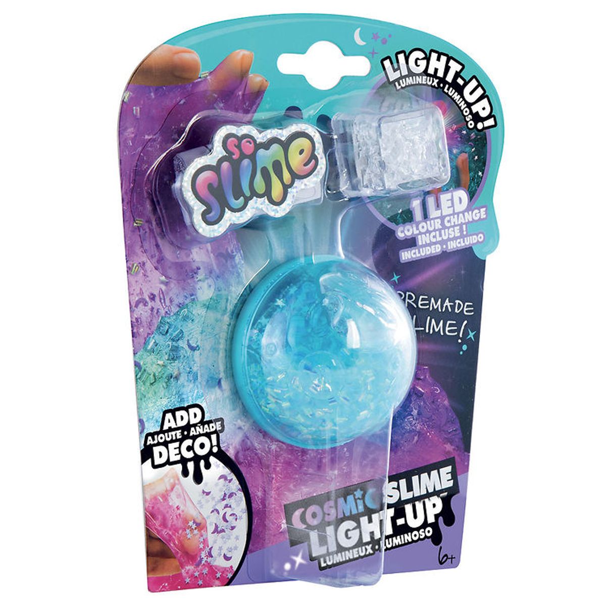 So Slime Slim - Light Up Cosmic Crunch - Assorteret