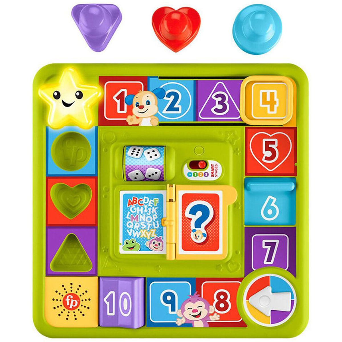 Fisher-Price Aktivitetslegetøj - Roll & Spin Game Board