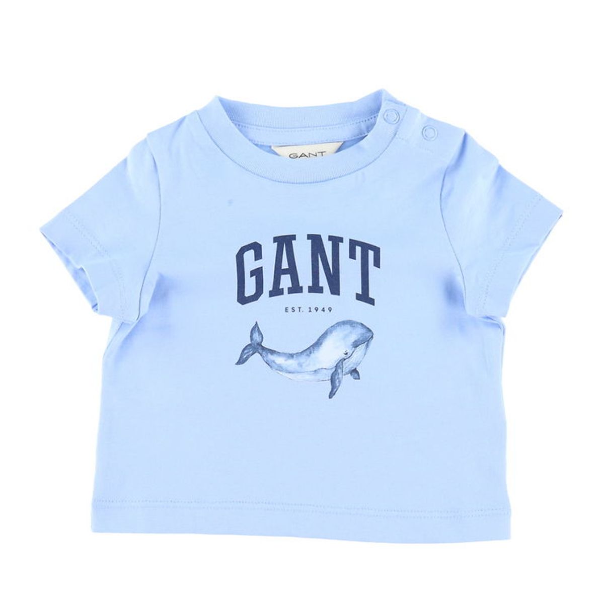 GANT T-shirt - Whale Print - Shade Blue