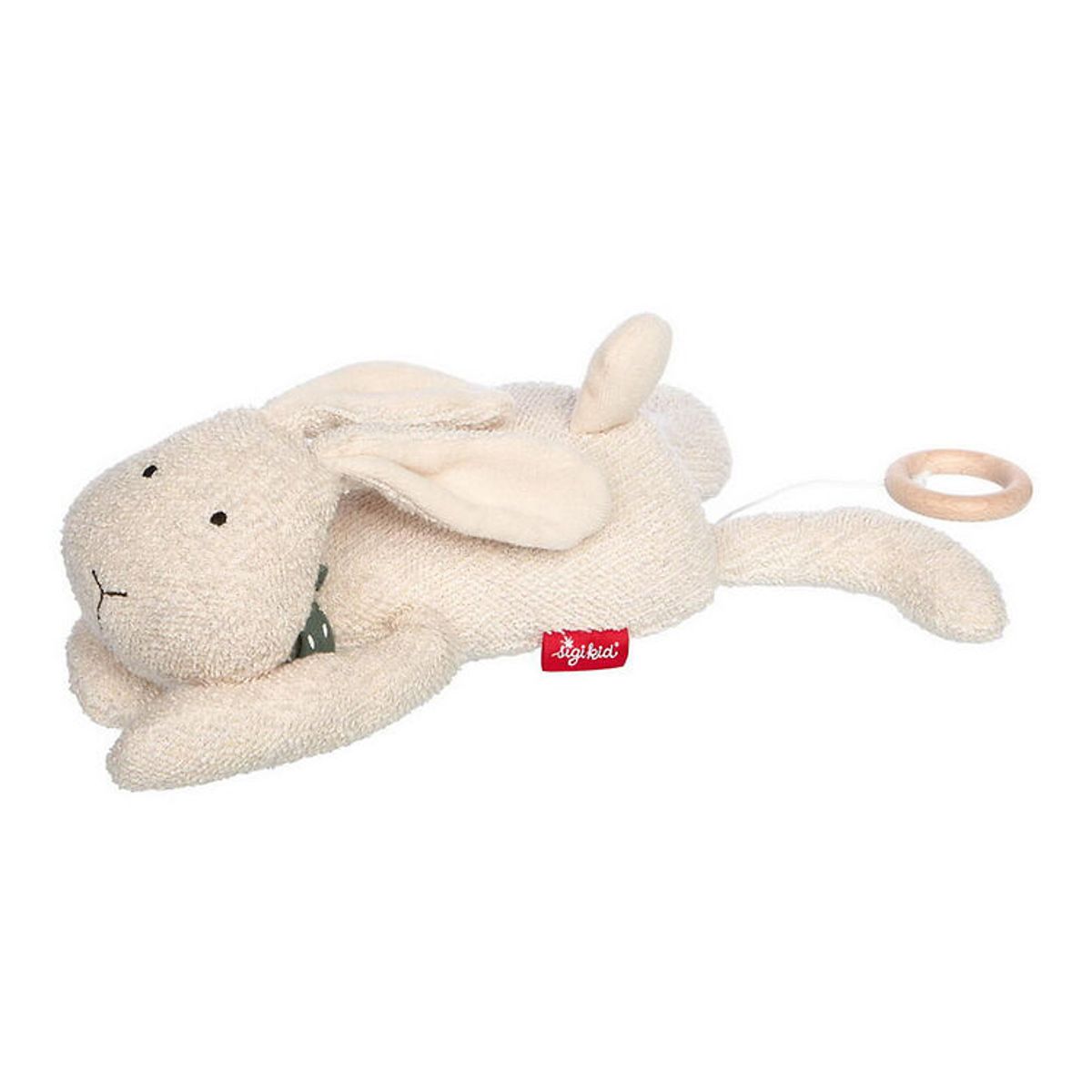 Sigikid Bamse m. Musik - Rabbit - 40 cm - Beige