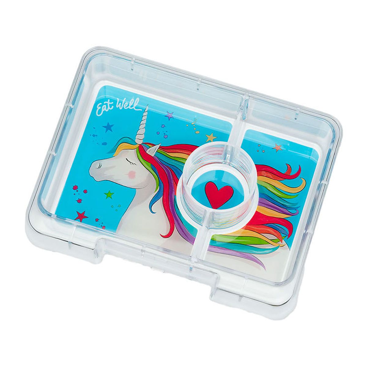 Yumbox Indsatsbakke m. 3 Rum - Snack - Magical Unicorn