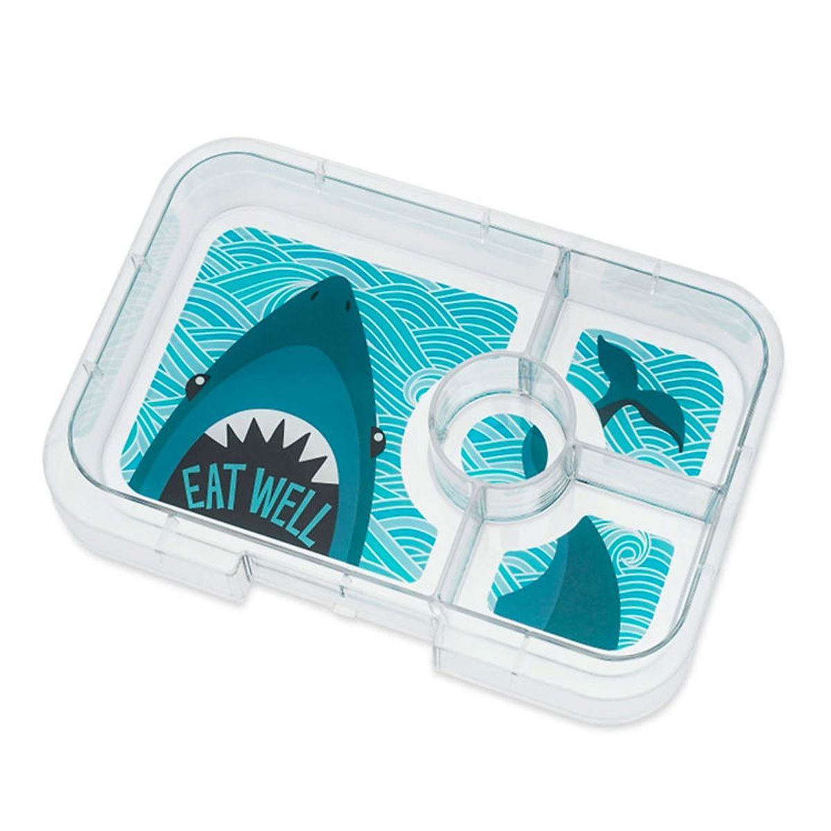 Yumbox Indsatsbakke m. 4 Rum - Tapas - Shark