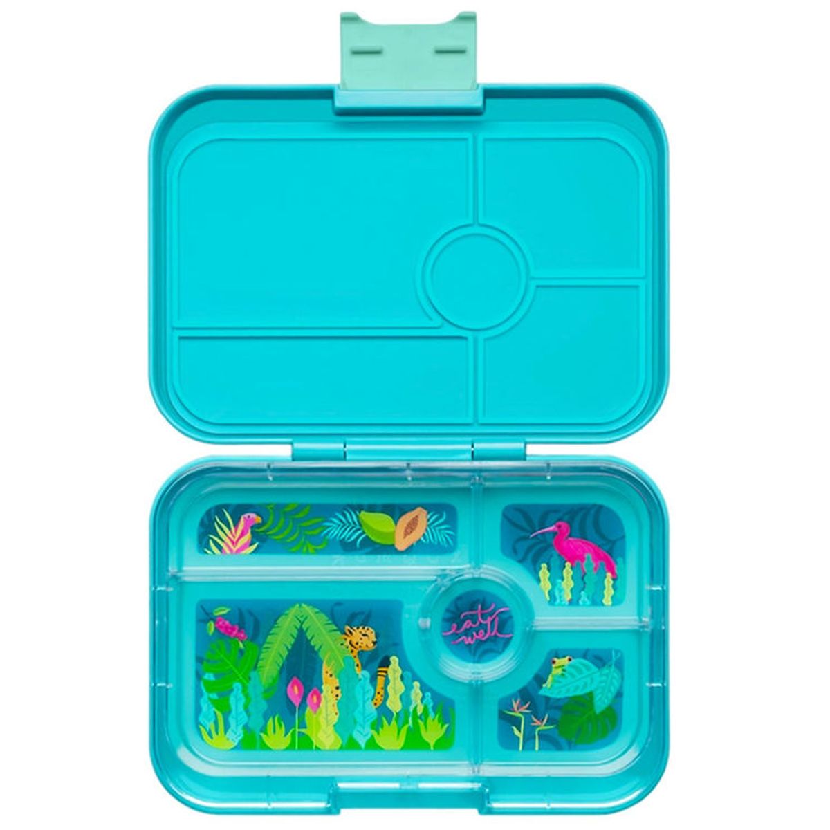 Yumbox Madkasse m. 5 Rum - Bento Tapas - Antibes Blue/Jungle