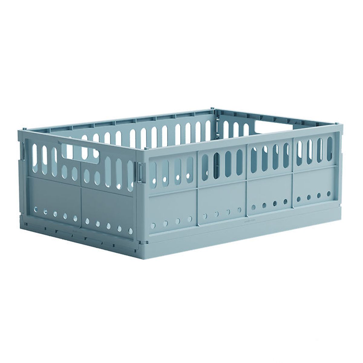 Made Crate Foldekasse - Maxi - 48x33x17,5 cm - Crystal Blue