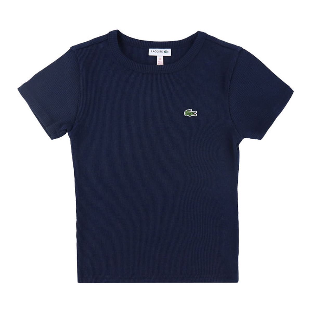 Lacoste T-shirt - Rib - Navy