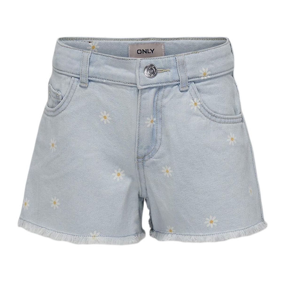 Kids Only Shorts - KogRobyn - Light Blue Denim m. Margueritter