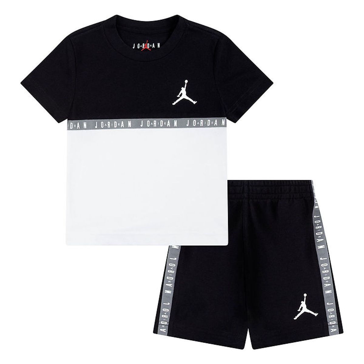 Jordan Shortssæt - Jumpman Blocked - Sort