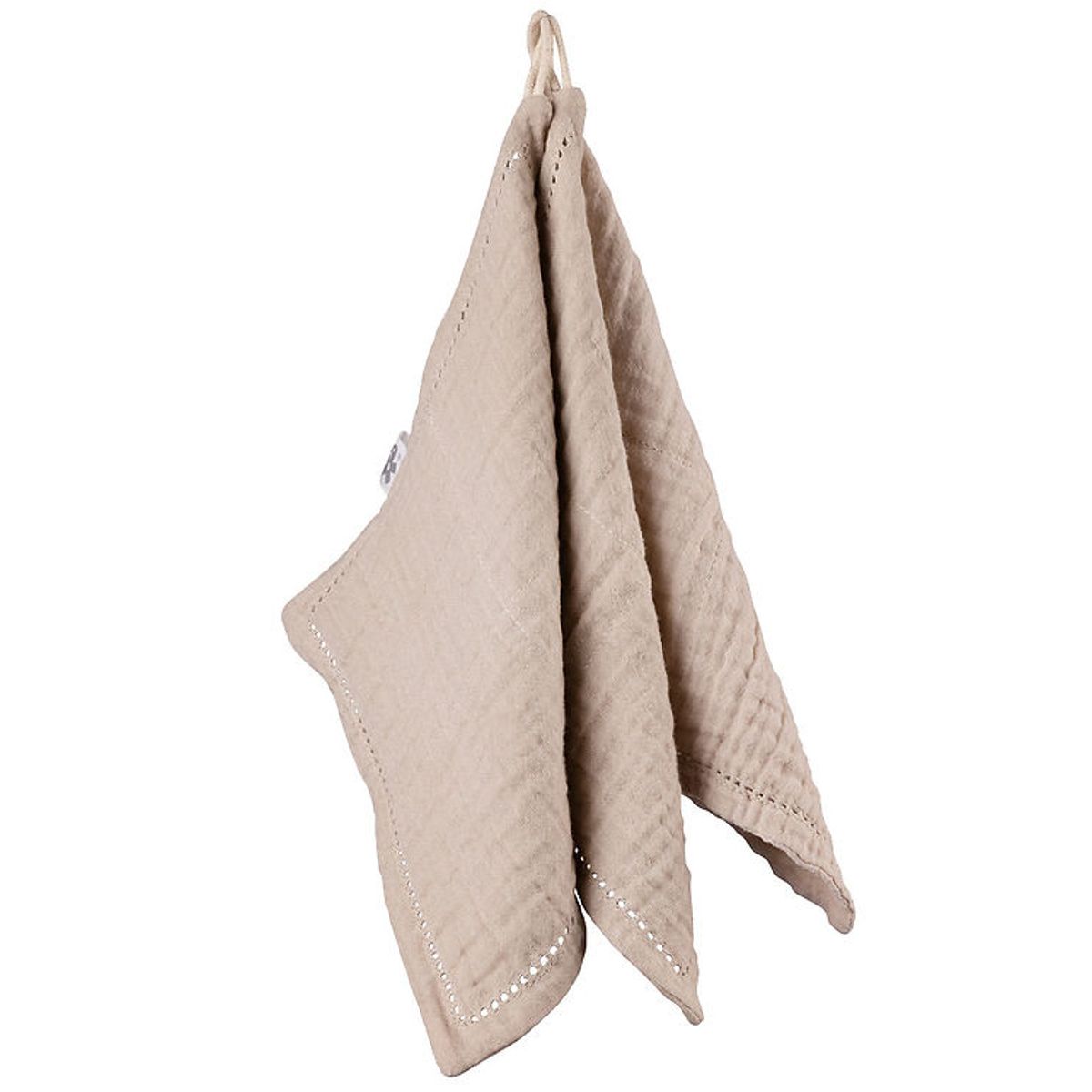 Sebra Vaskeklude - 3-pak - Musselin - Seabreeze Beige