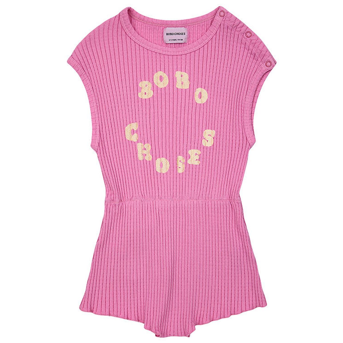 Bobo Choses Sommerdragt - Rib - Circle - Pink