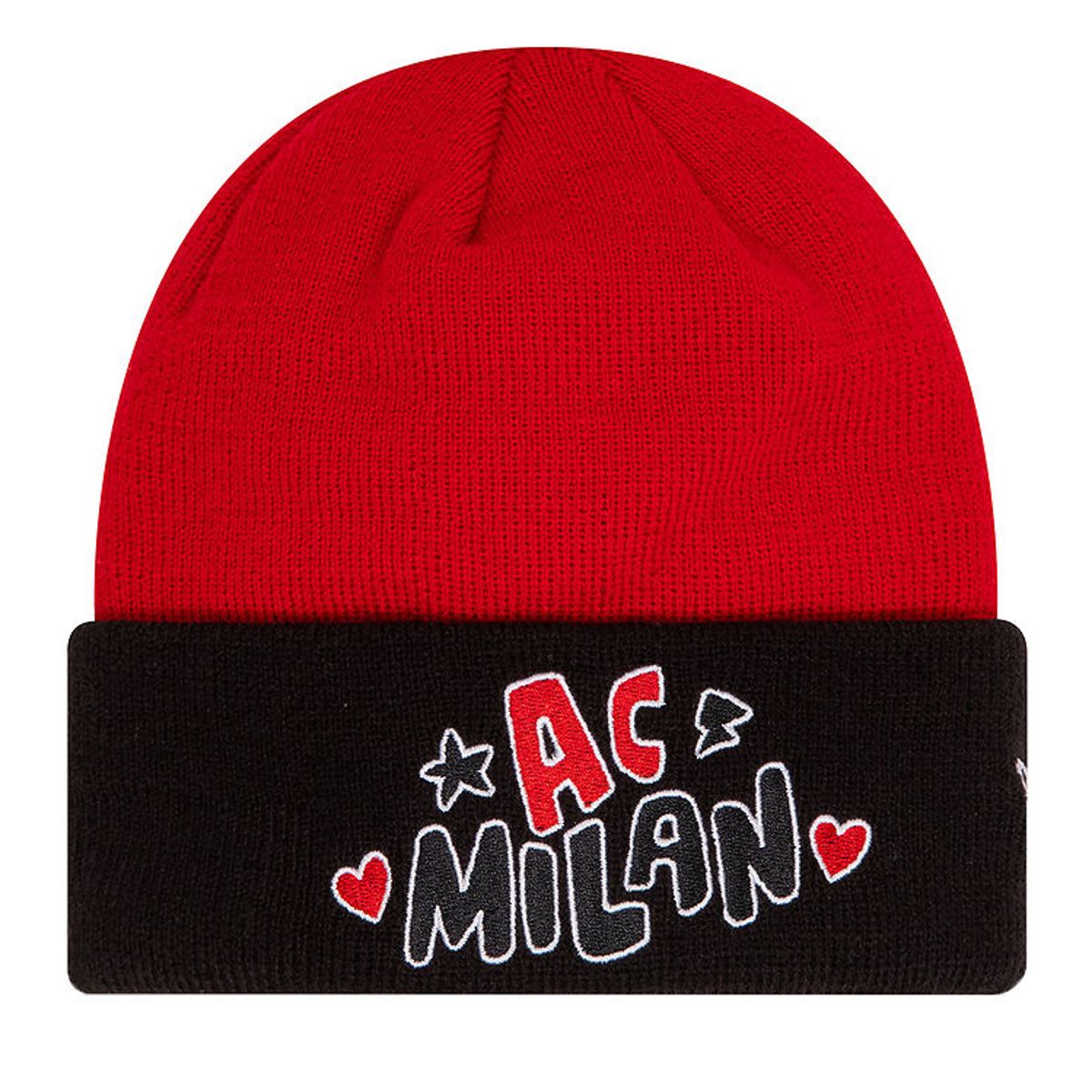 New Era Hue - Strik - AC Milan - Rød/Sort