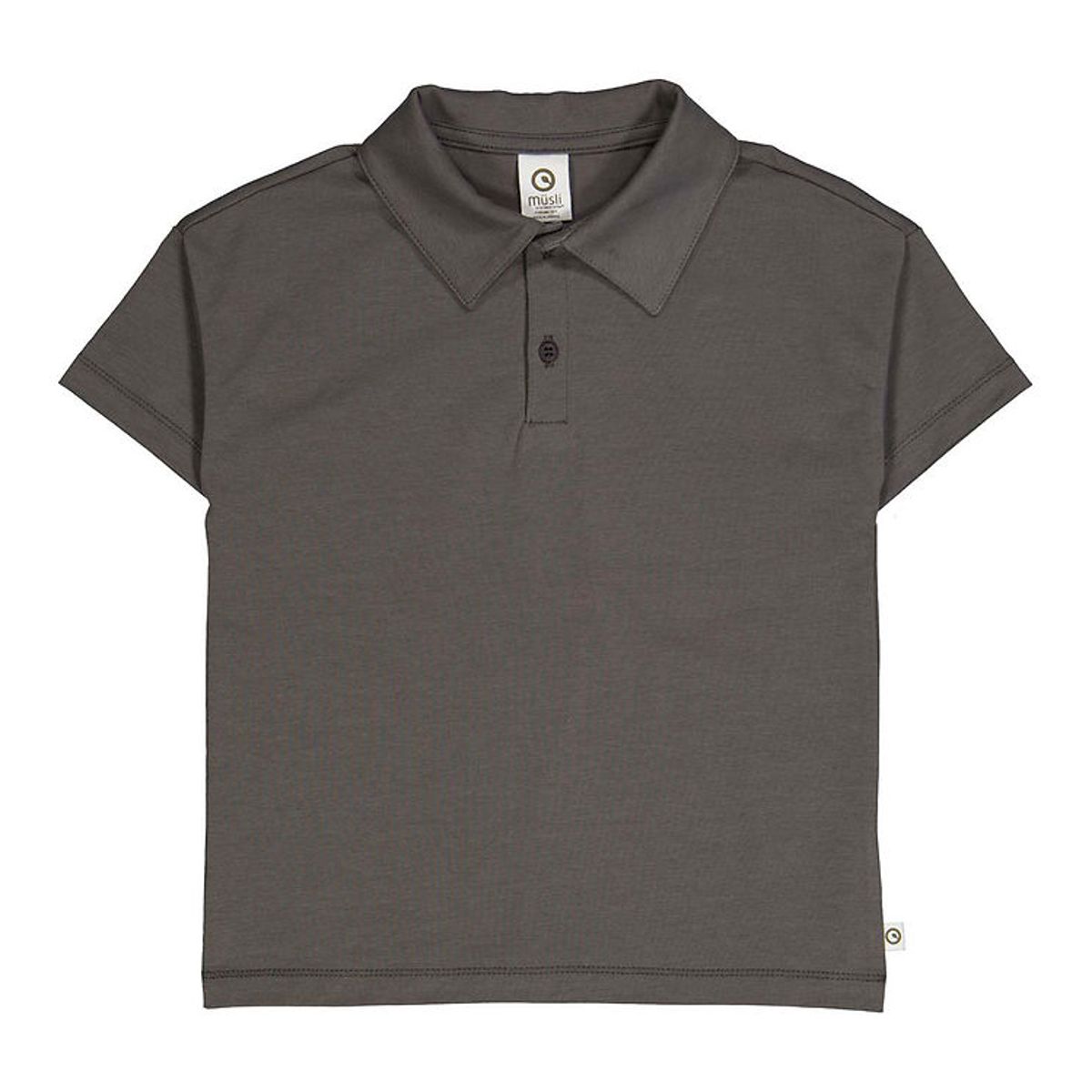 Müsli T-shirt - Cozy Me Collar - Tower Grey