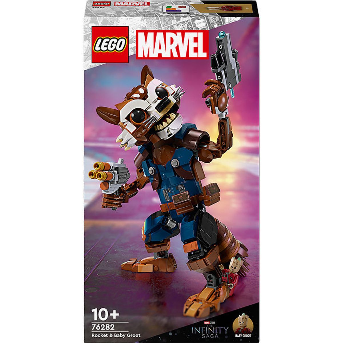 LEGO ® Marvel The Infinity Saga - Rocket Og Baby Groot 76282 - 56