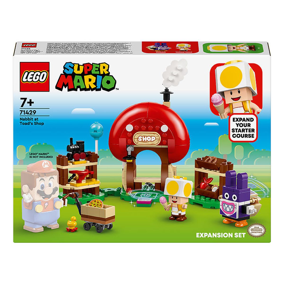 LEGO ® Super Mario - Nabbit I Toads Butik - Udvidelsessæt 71429 -