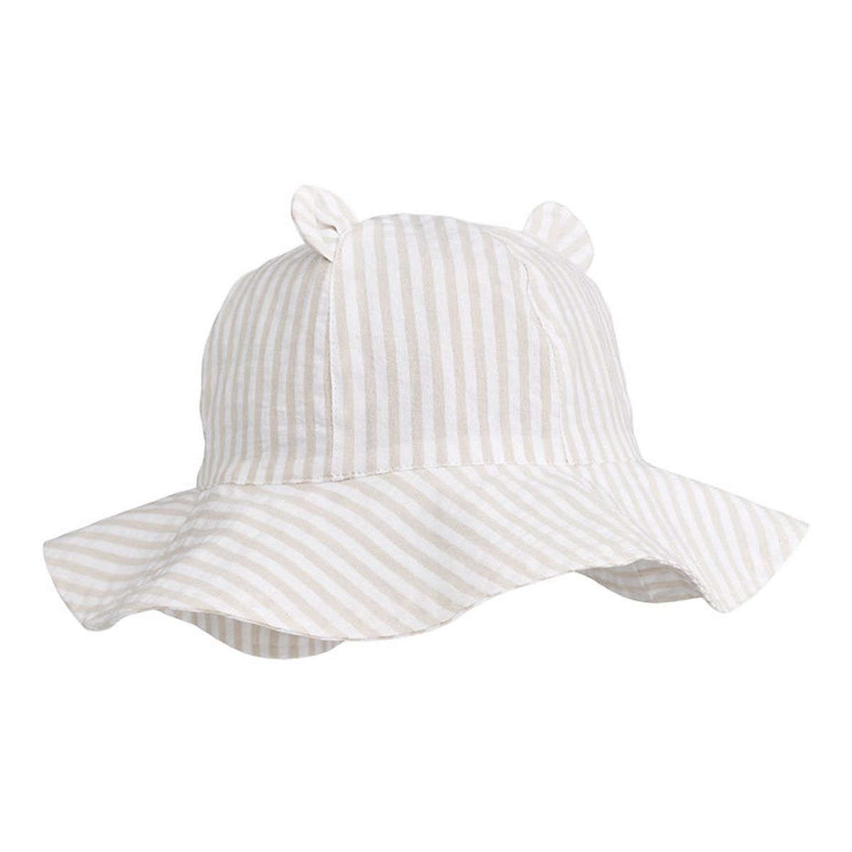 Liewood Solhat - Amelia - Stripes Crisp White/Sandy