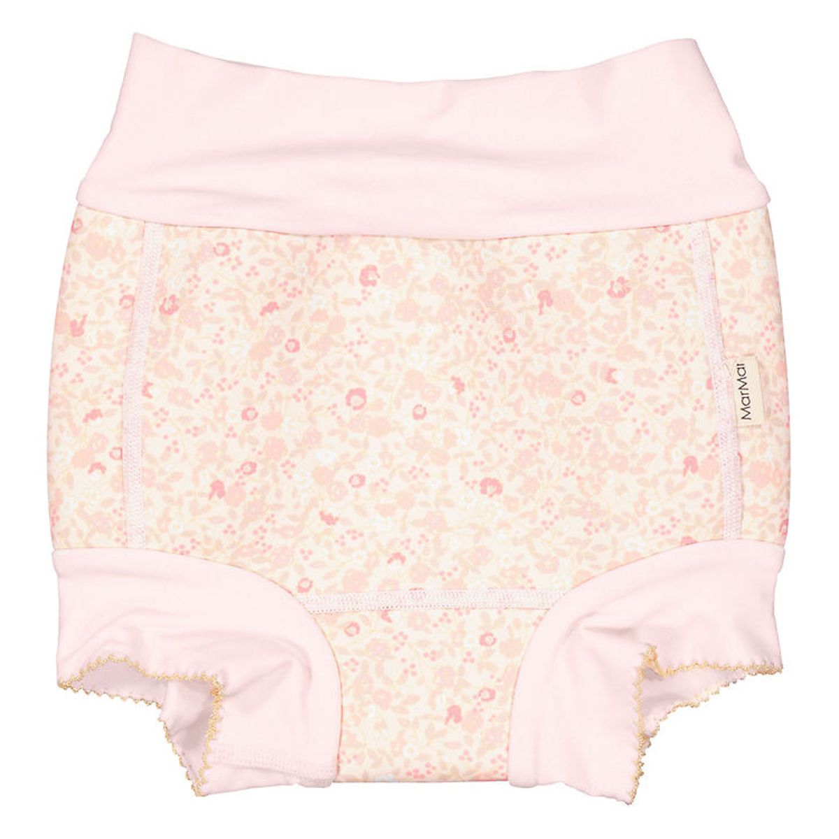 MarMar Blebadebukser - Swen - UV40+ - Peony m. Blomster