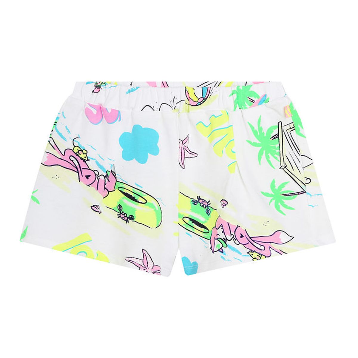 Billieblush Shorts - Hvid m. Surfprint