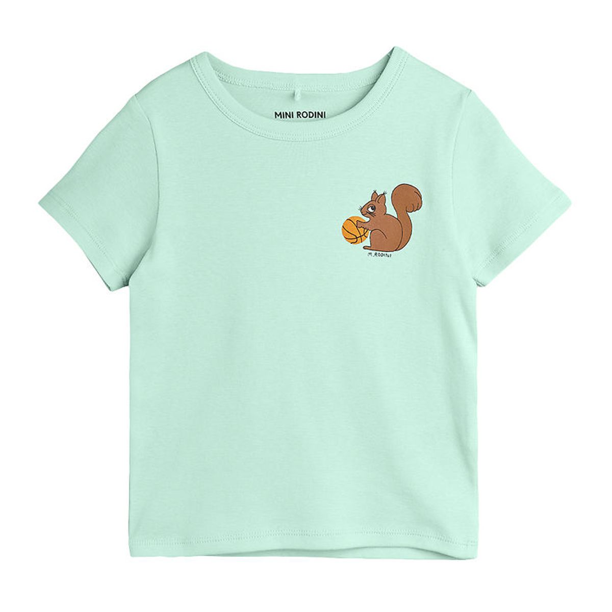 Mini Rodini T-shirt - Squirrel - Grøn