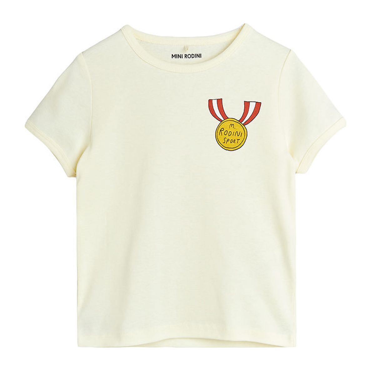 Mini Rodini T-shirt - Medal - Hvid