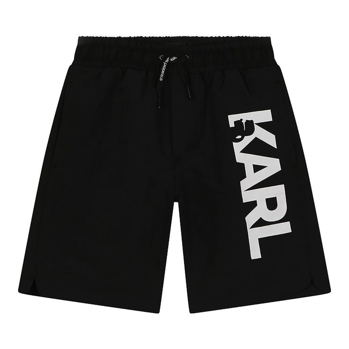 Karl Lagerfeld Badeshorts - Sort m. Hvid