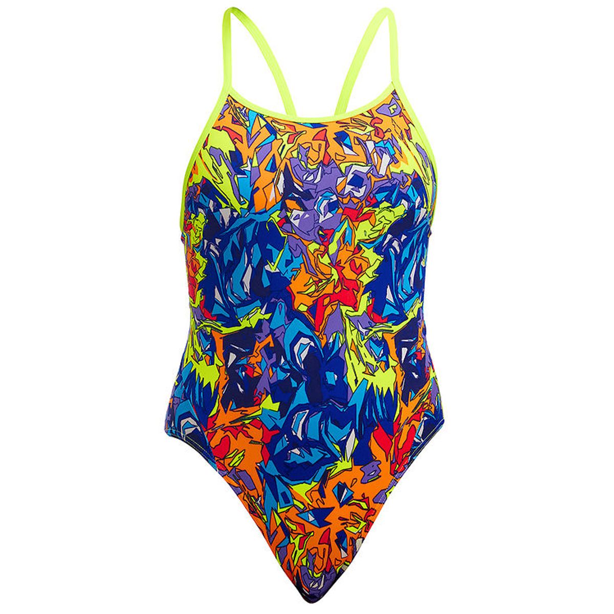 Funkita Badedragt - Diamond Back One Piece - UV50+ - Mixed Mess