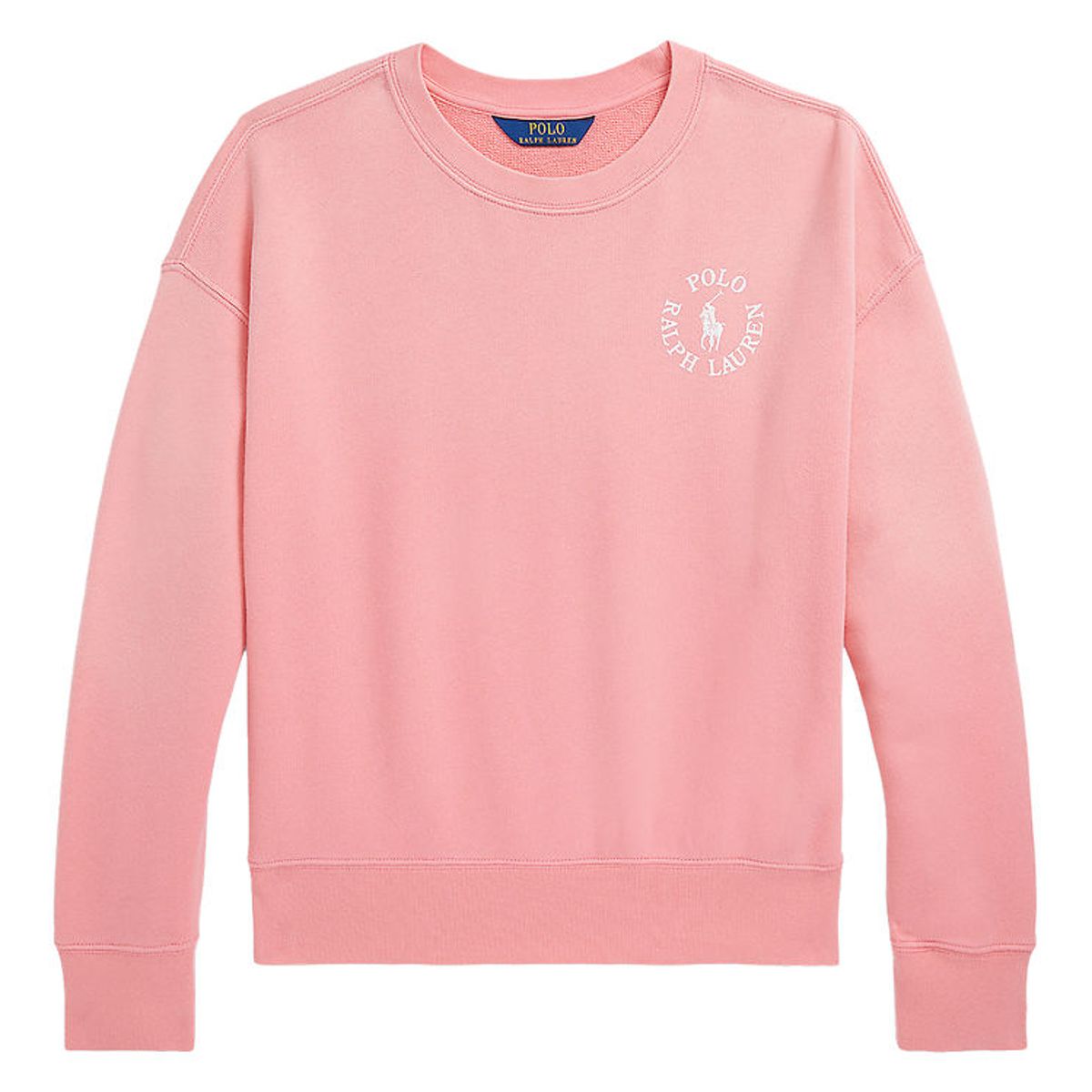 Polo Ralph Lauren Sweatshirt - Ribbon Pink m. Hvid