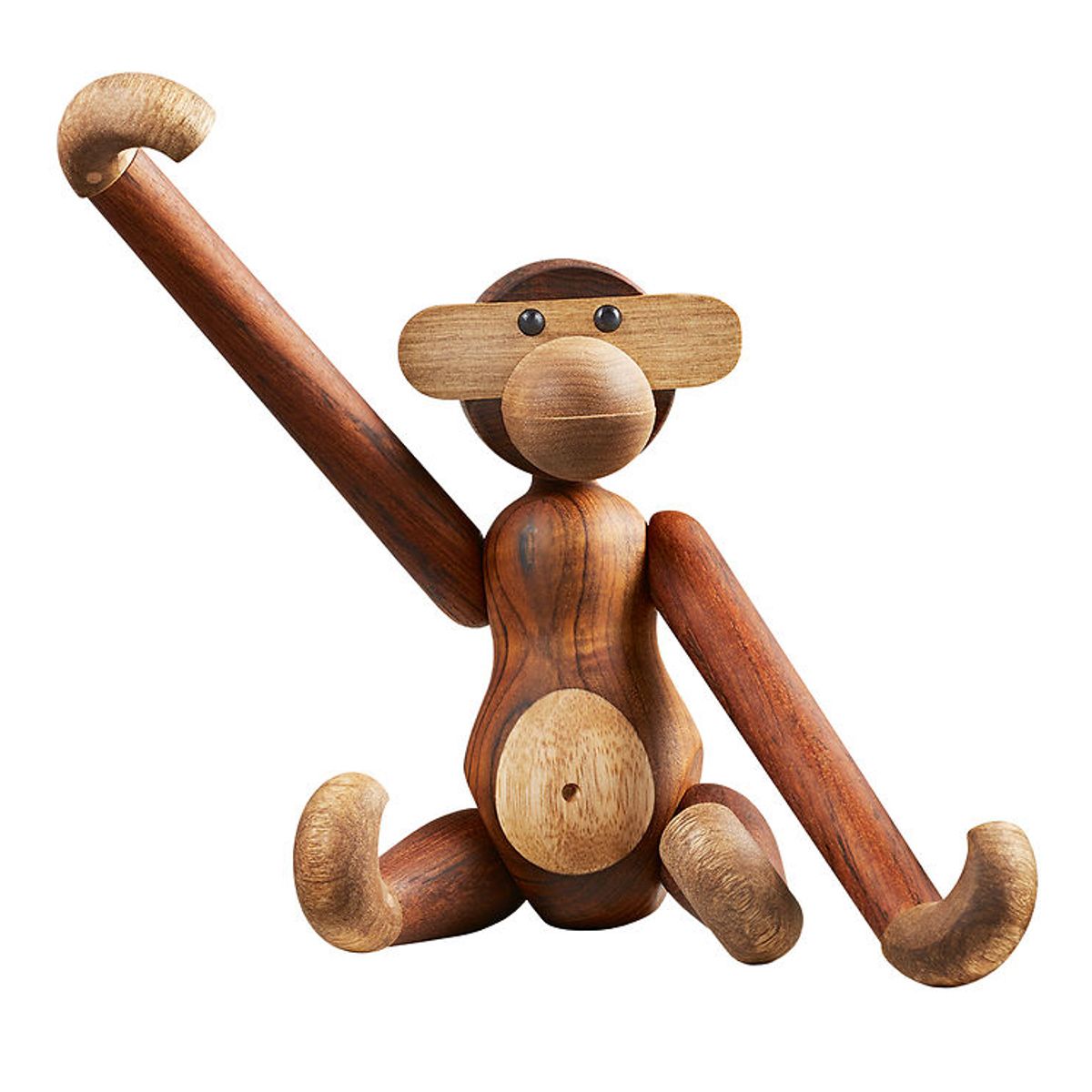 Kay Bojesen Træfigur - Abe - Mellem - Teak/Limba