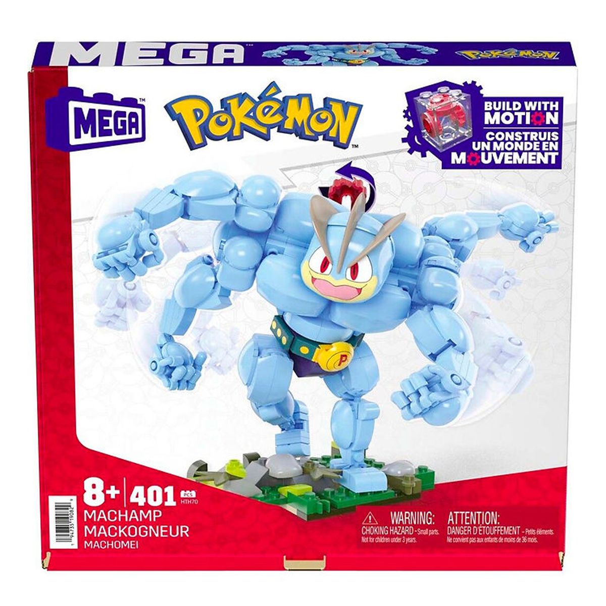 MEGA Pokémonfigur - Machamp - 401 Dele