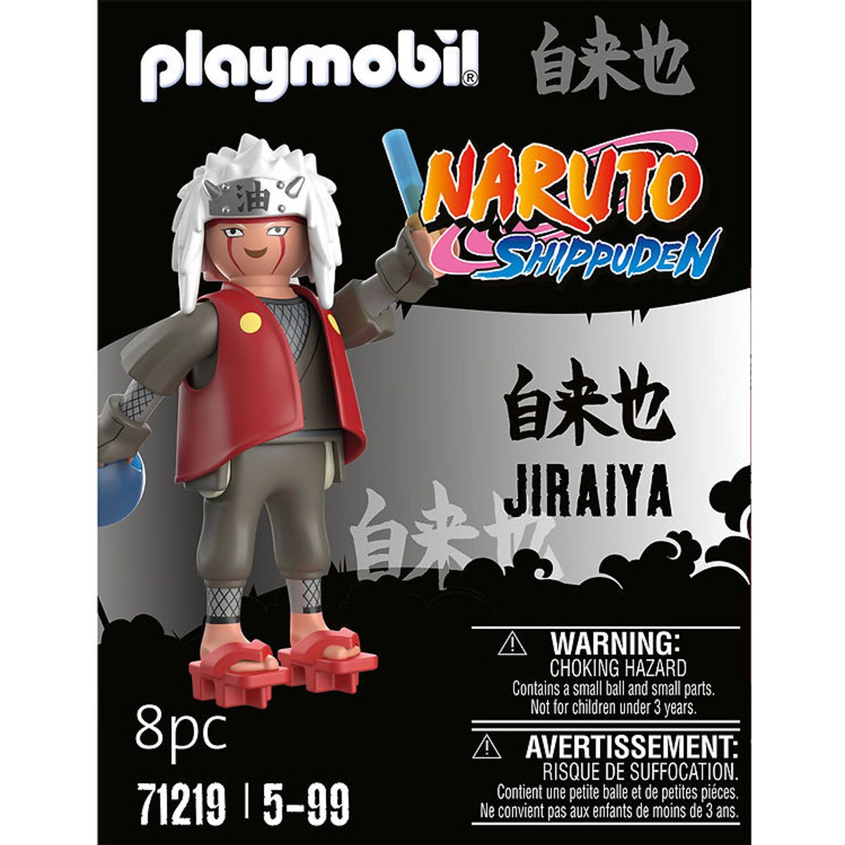 Playmobil Naruto - Jiraiya - 71219 - 8 Dele