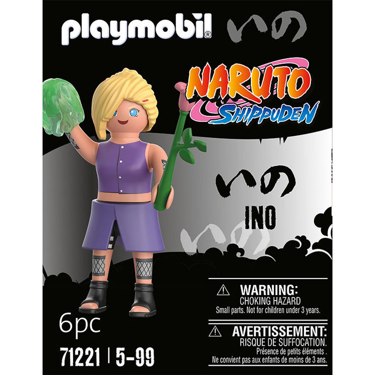 Playmobil Naruto - Ino - 71221 - 6 Dele