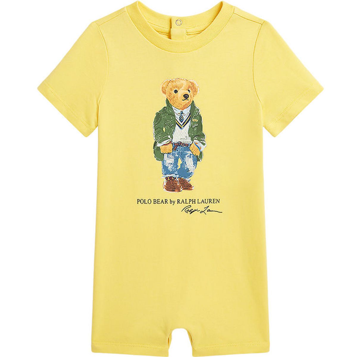 Polo Ralph Lauren Sommerdragt - Oasis Yellow m. Bamse