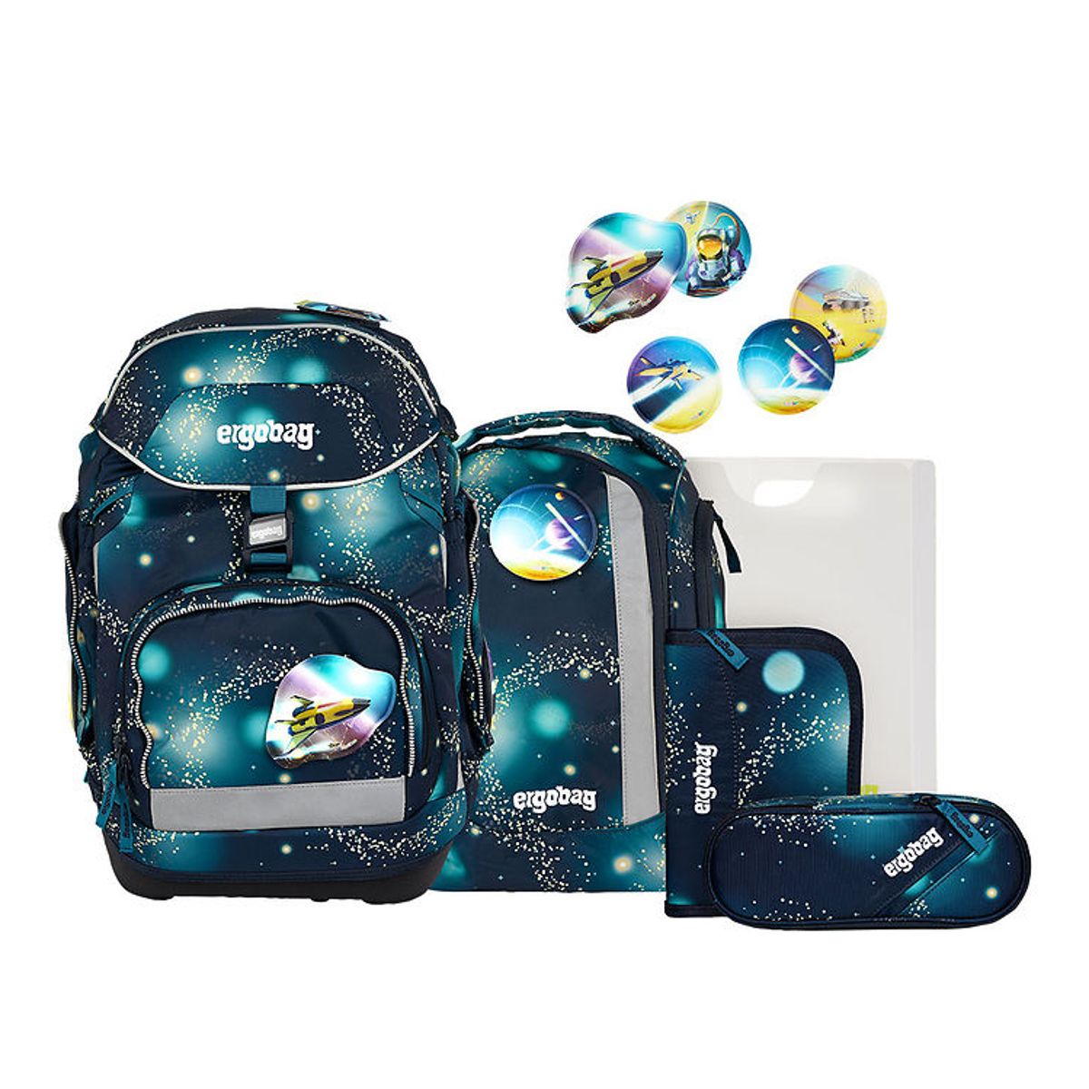 Ergobag Skoletaskesæt - Pack - Space TravelBear