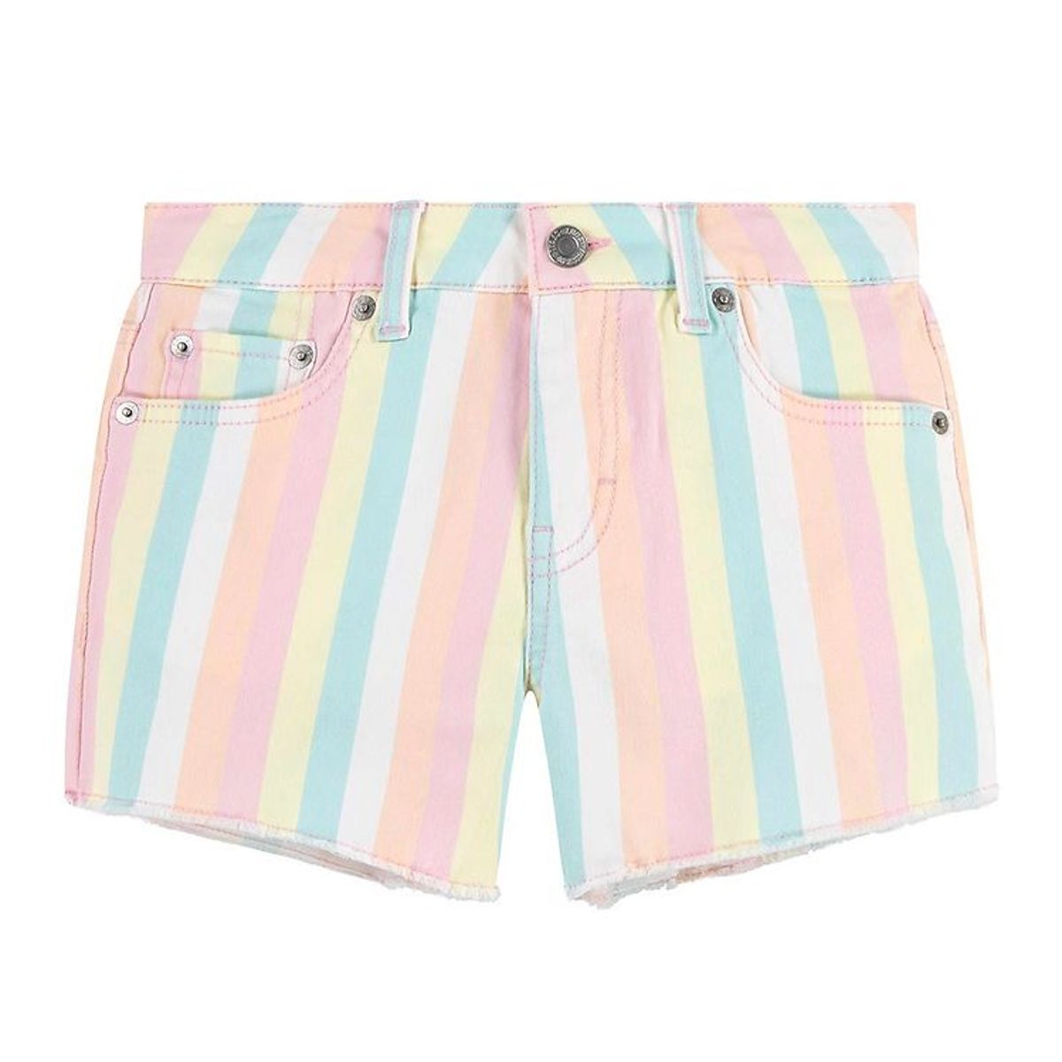 Levis Shorts - Printed Fray Hem - Pear Sorbet