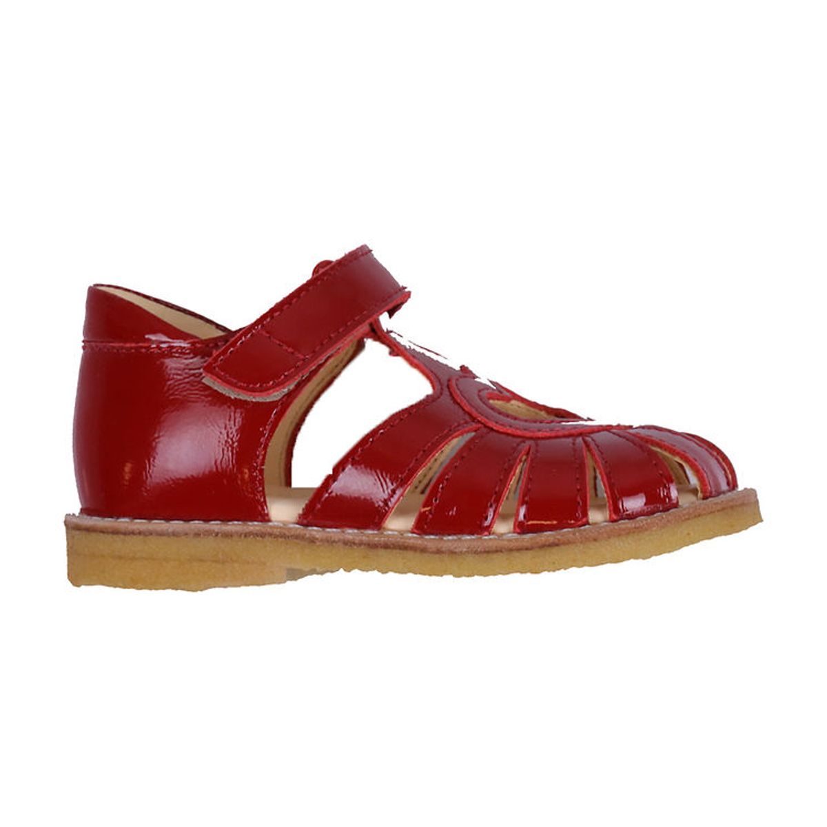 Angulus Sandaler - Hjertesandal - Dark Red