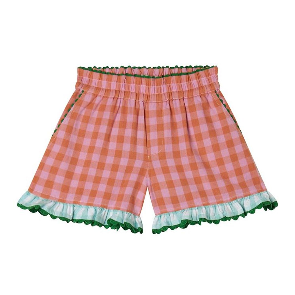 Stella McCartney Kids Shorts - Rosa/Orangeternet m. Grøn