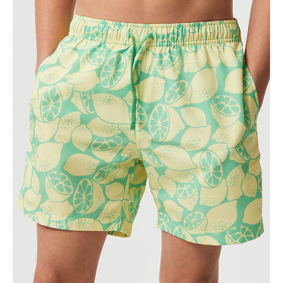 Björn Borg Badeshorts - Borg Print - Limoncello Big