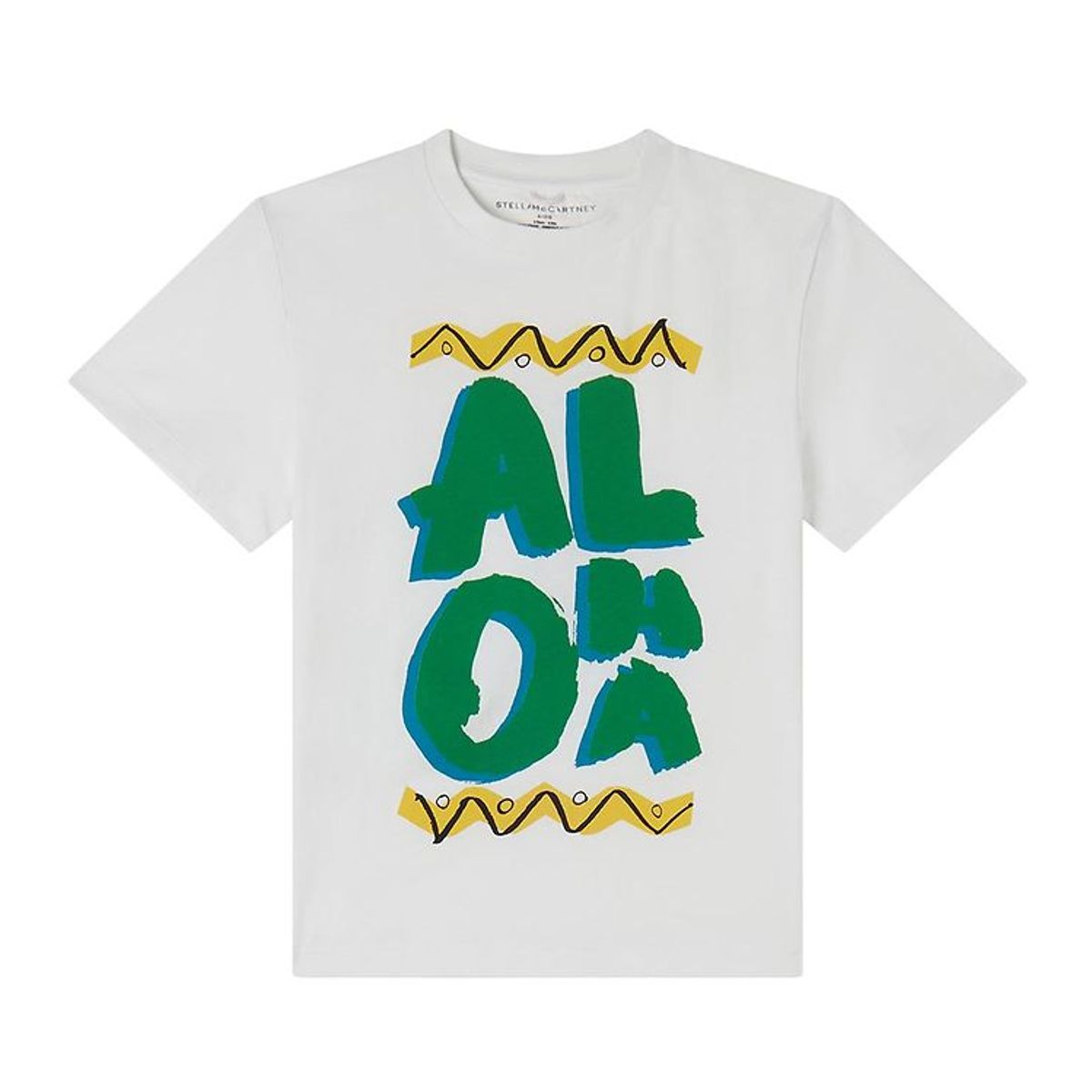 Stella McCartney Kids T-shirt - Hvid/Grøn m. Print