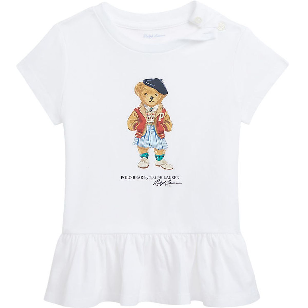 Polo Ralph Lauren T-shirt - Hvid m. Bamse