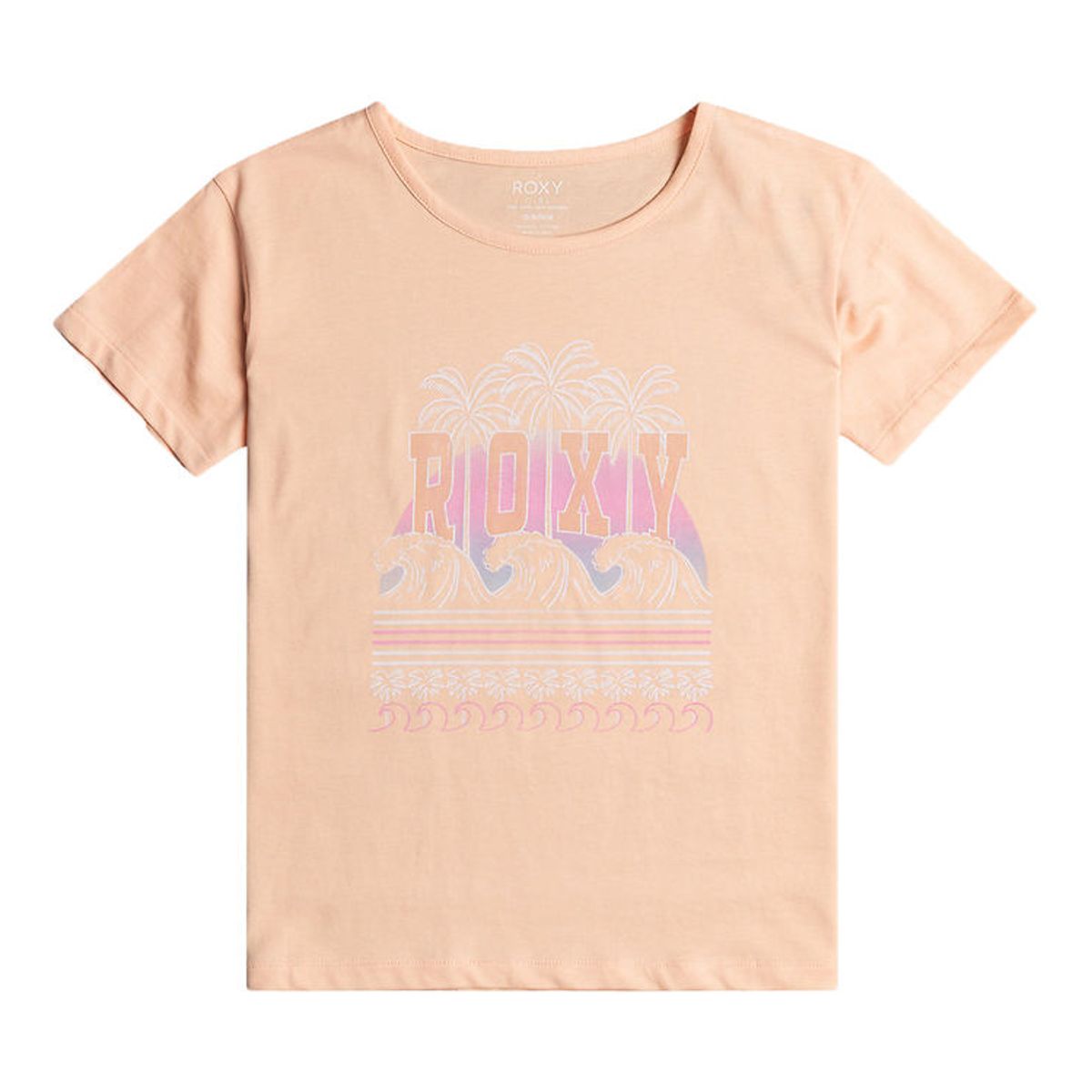 Roxy T-shirt - Purple Hearts B - Peach Parfait