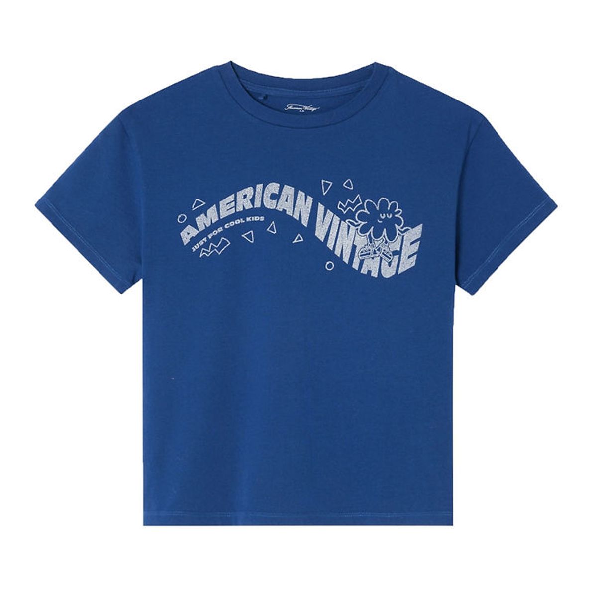 American Vintage T-shirt - Vintage Royal Blue