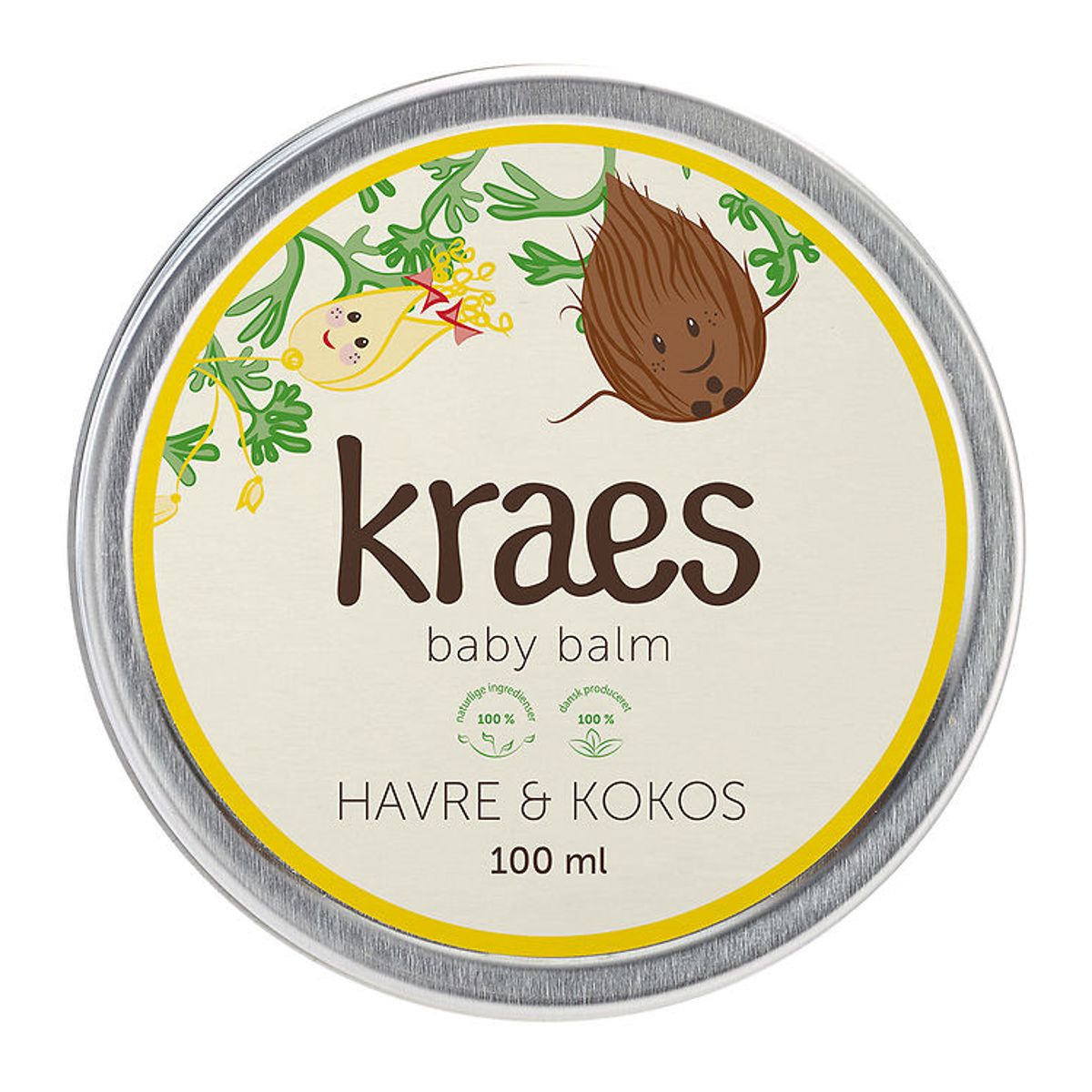 Kraes Baby Balm - Havre & Kokos - 100 ml