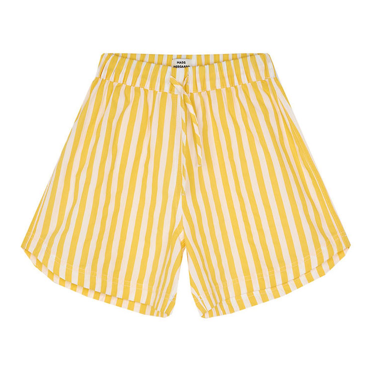 Mads Nørgaard Shorts - Sacky - White Alyssum/Lemon Zest