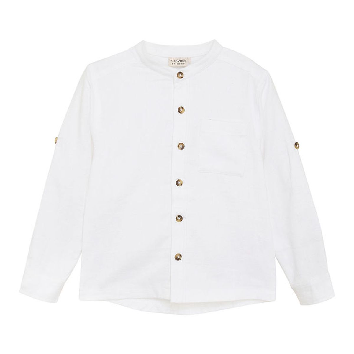 Minymo Skjorte - L/S - Bright White